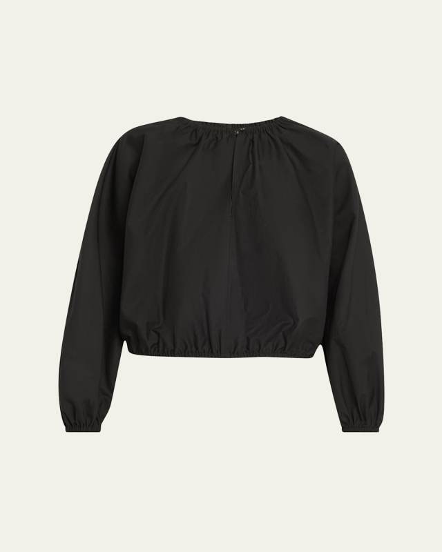 Wendy Blouson Technical Poplin Top